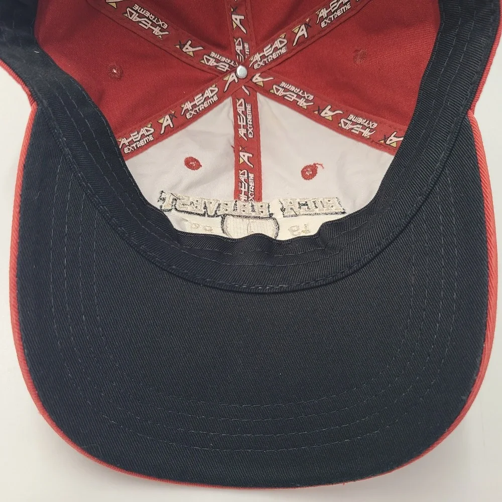 Rich Harvest Farms Hat Adjustable Ahead Red White Golf Course Country Club Men